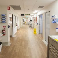 RHH Inpatient Oncology - view down hallway